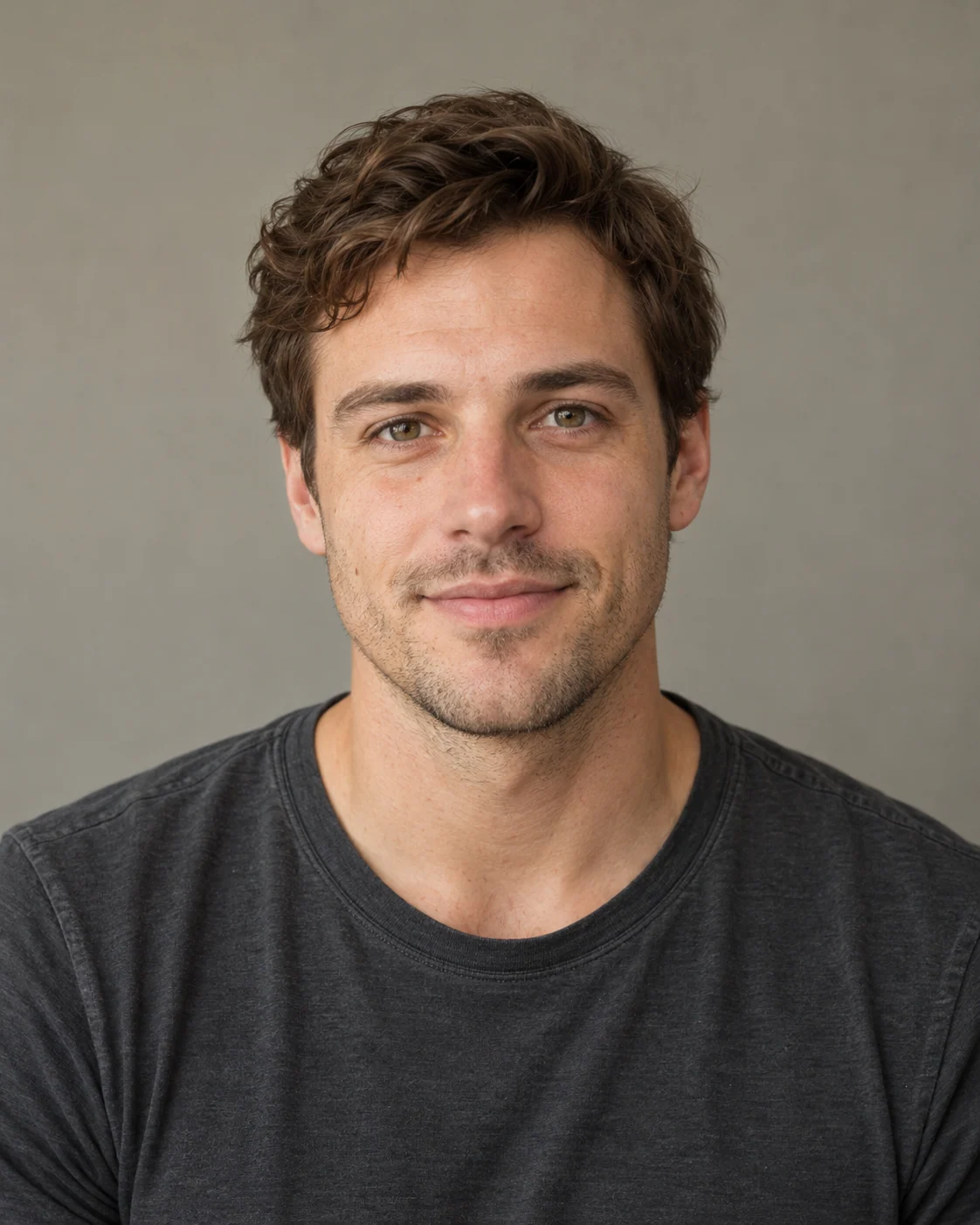 Fictional adult portrait for the survivor role